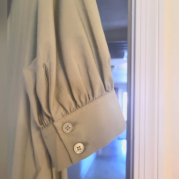 NWT Elie Tahari Pistachio Green Pleated Midi Dress - Picture 4 of 6